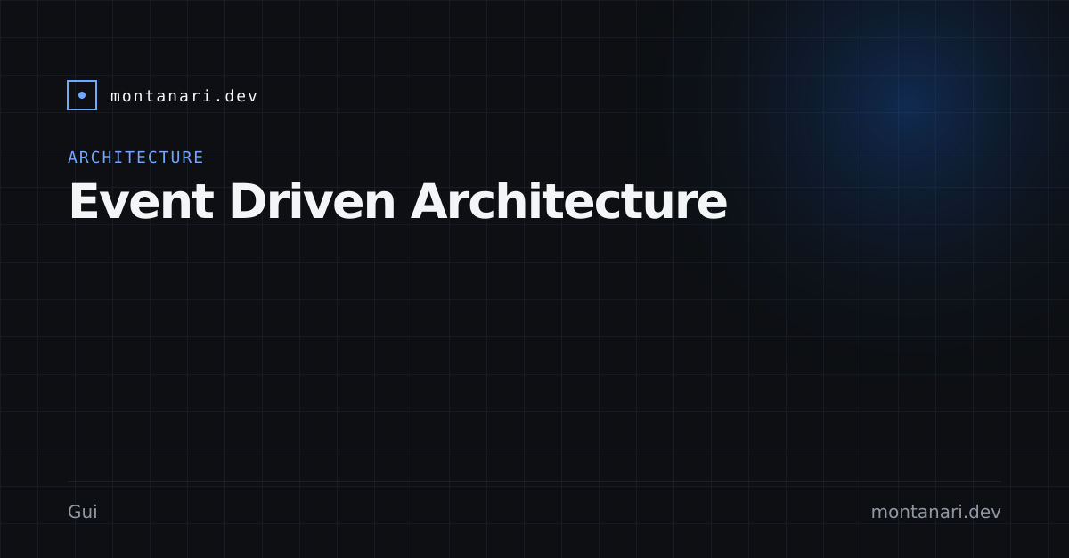 Capa de Event Driven Architecture