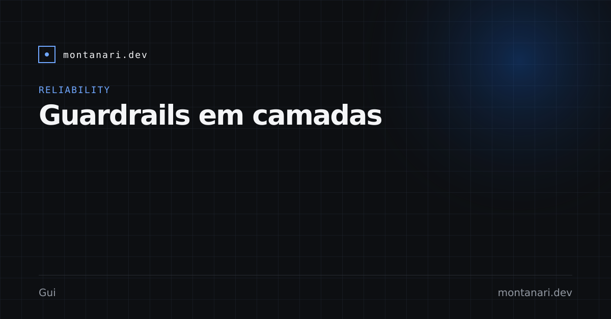 Capa de Guardrails em camadas