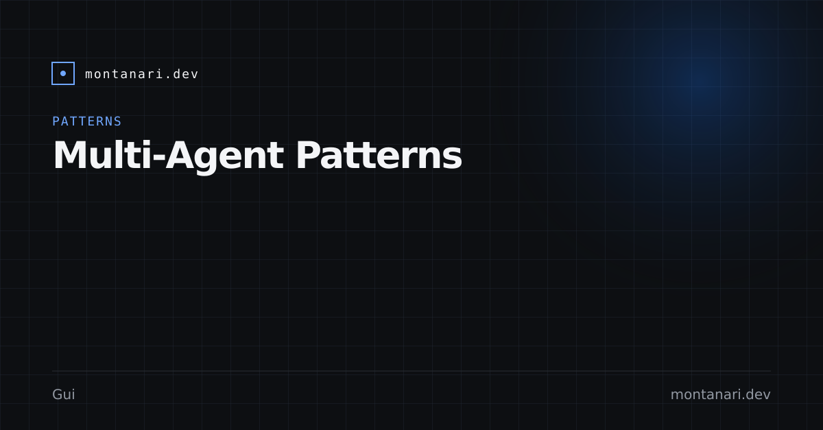 Capa de Multi-Agent Patterns